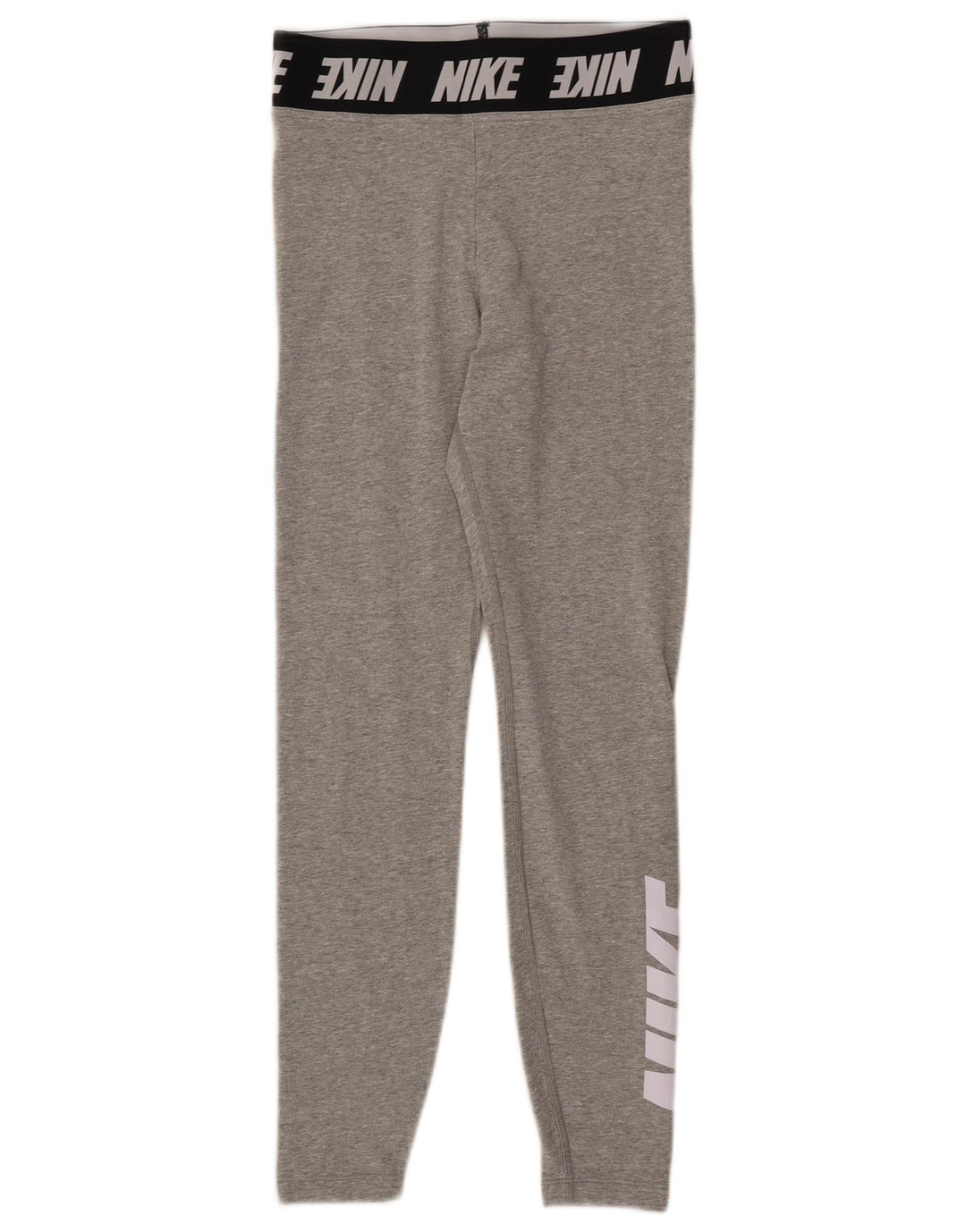 NIKE Leggings gráficos para mujer UK 8 Small Gris Algodón