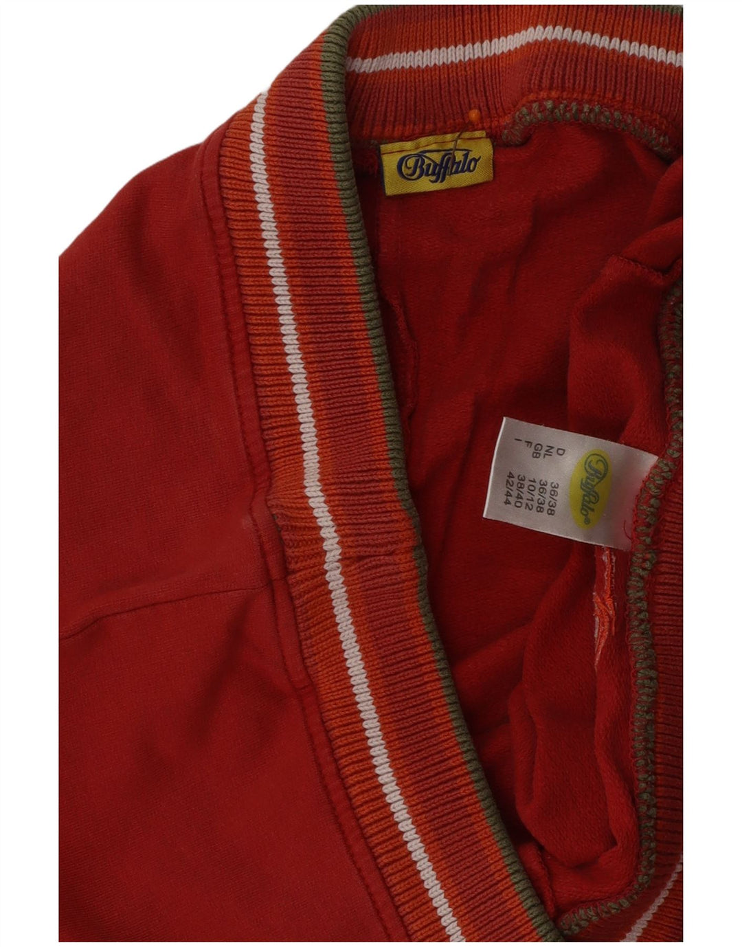 BUFFALO Pantalones de Chándal para Mujer UK 10/12 Algodón Naranja Mediano