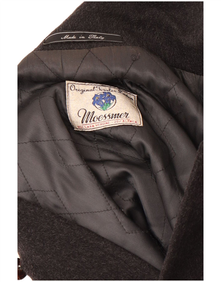 Moessmer Abrigo para hombre IT 56 3XL Lana gris