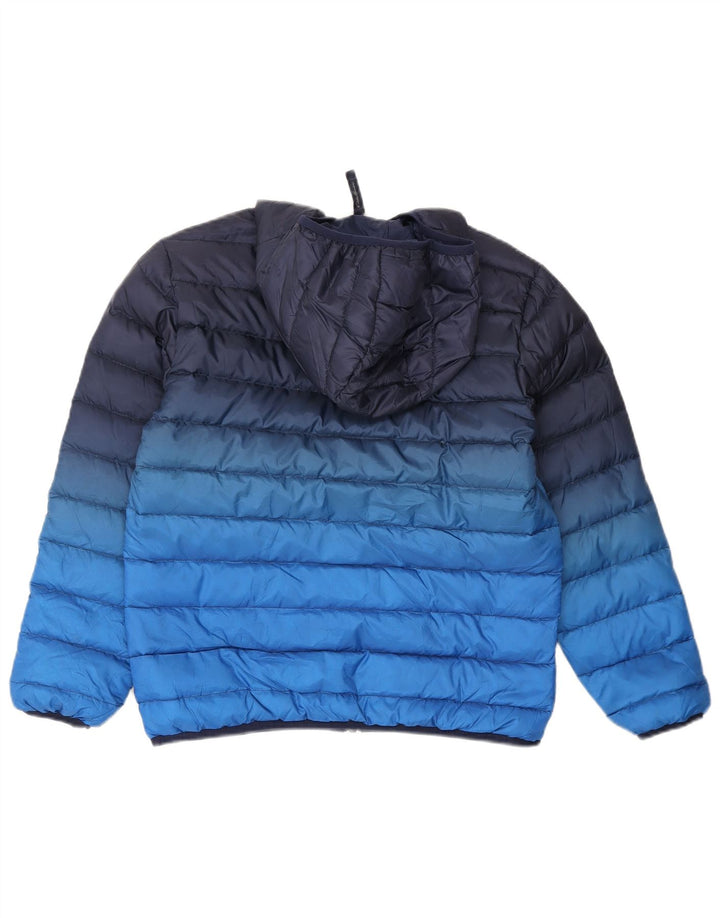 Eddie Bauer Chaqueta acolchada con capucha para niños 10-11 años Mediana Azul marino