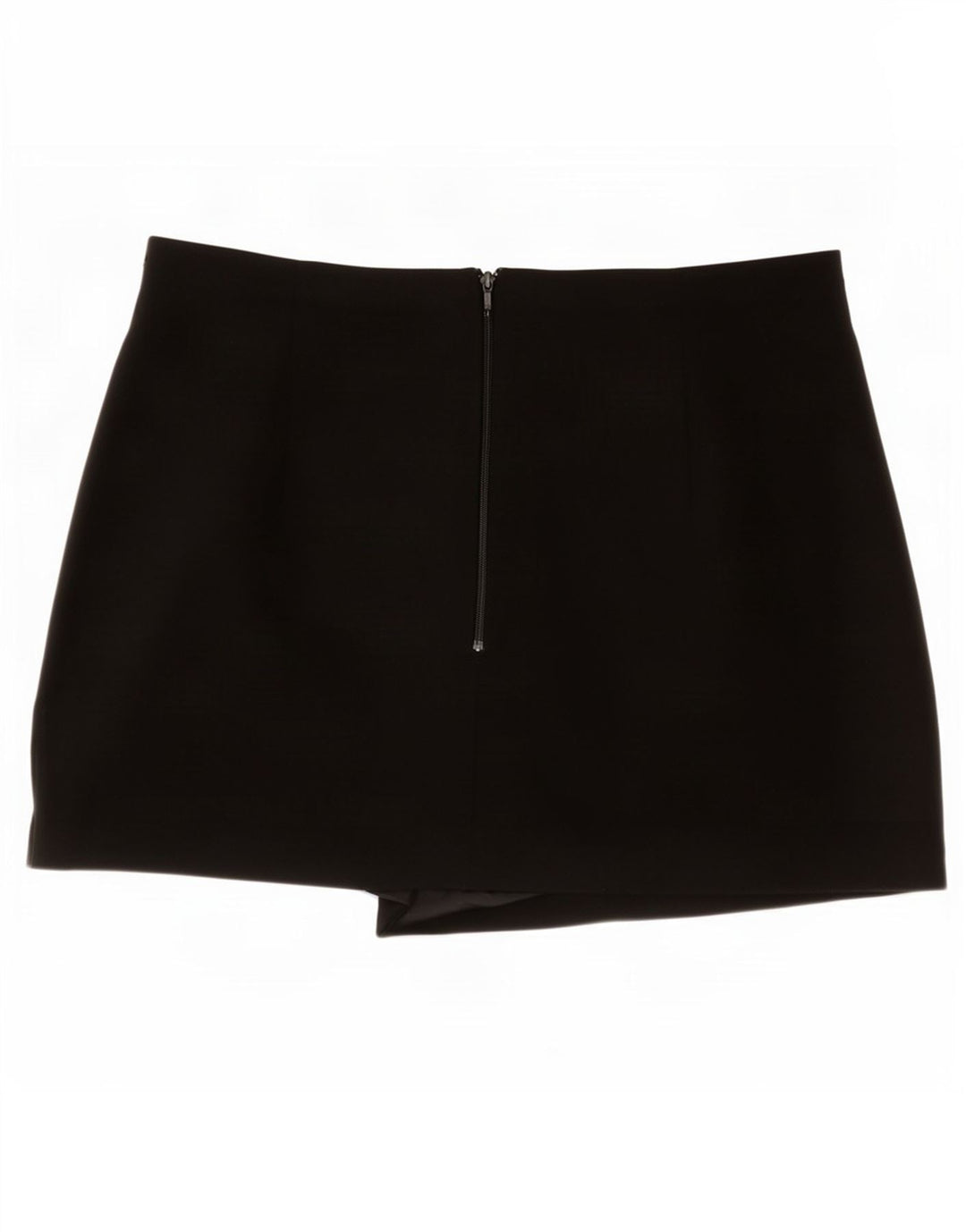 Zara Mujer Skort Casual Shorts Grande W30 Poliéster Negro