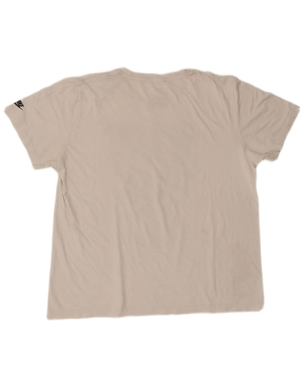 Nike Mens Slim Fit Graphic Camiseta Top 2XL Blanco