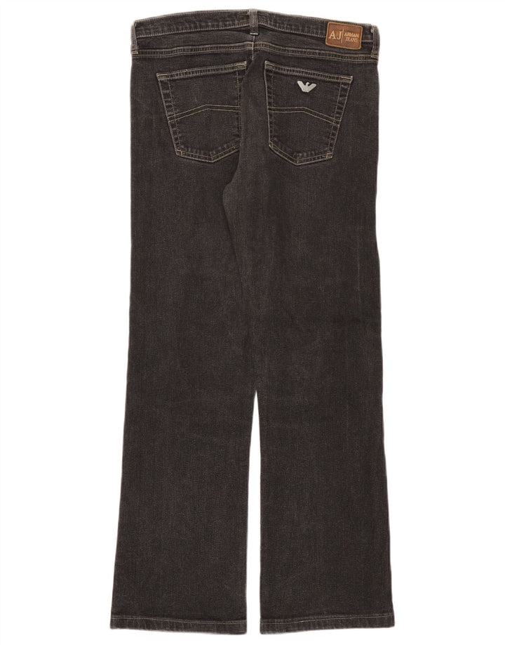 Vaqueros Armani Mujer Bootcut W29 L28 Algodón Negro