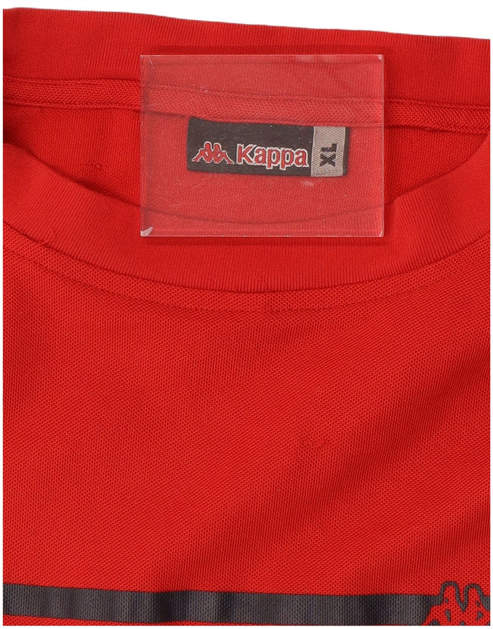 KAPPA Camiseta Hombre Top XL Rojo