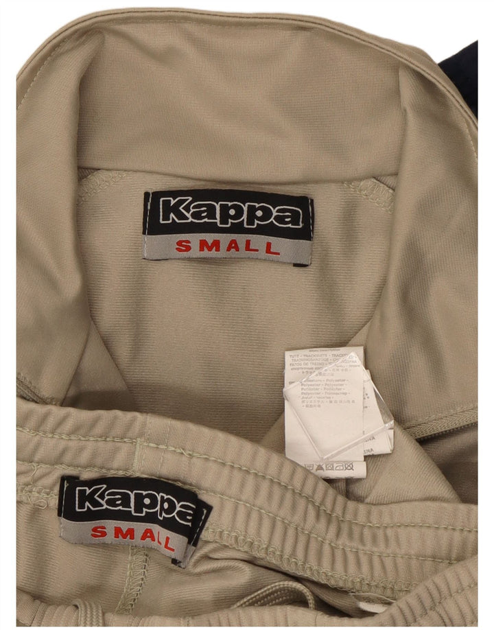 KAPPA Chándal completo para hombre Small Beige Colorblock Poliéster