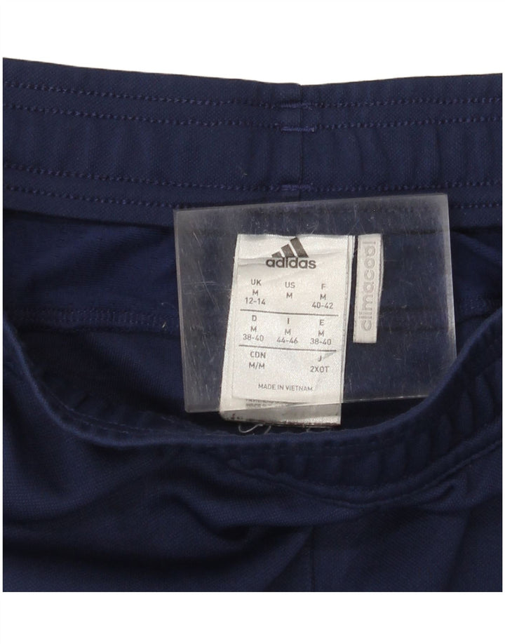 ADIDAS Mujer Climacool Chándal Pantalones UK 12/14 Medio Azul Marino