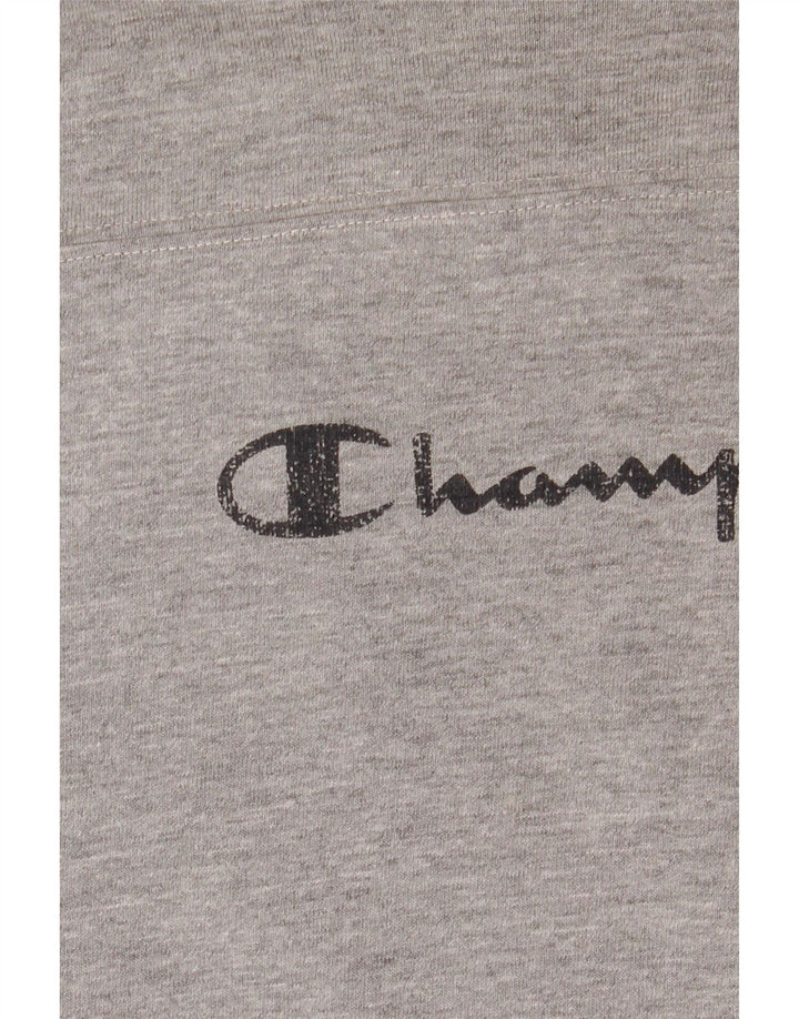 Champion Camiseta gráfica para hombre de manga larga 2XL Algodón gris