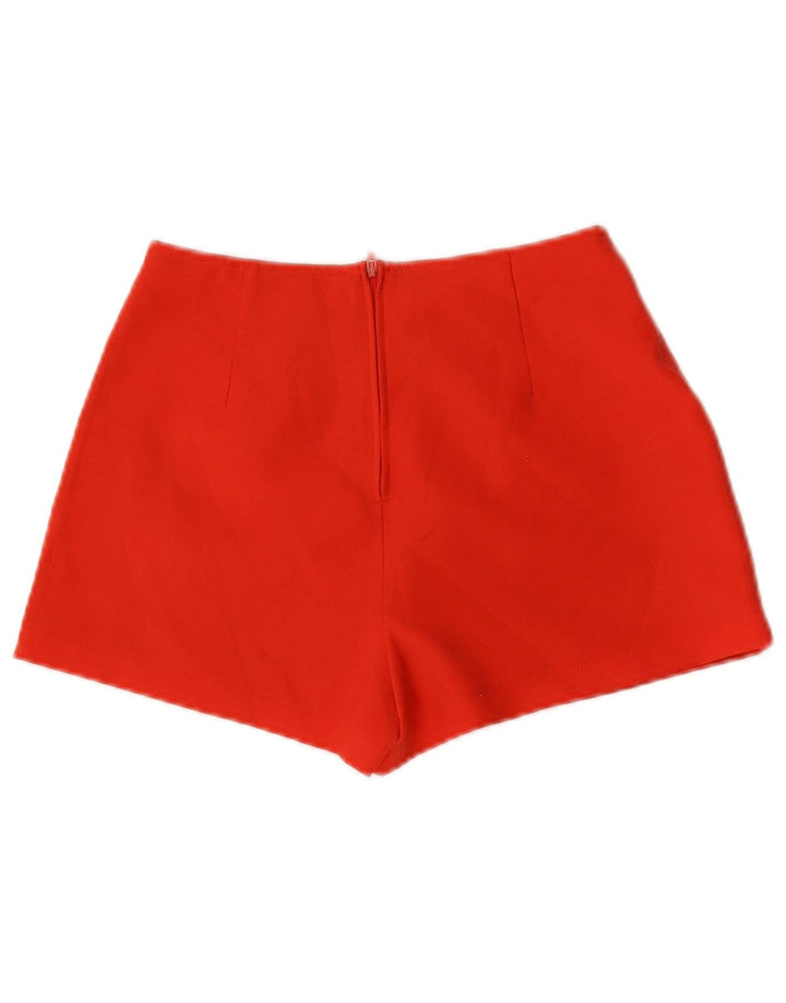Pantalones Cortos Benetton Mujer IT 40 Small W26 Rojo