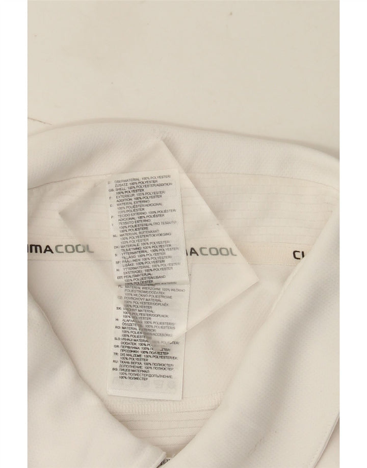 Adidas Hombre Climacool Polo XL Blanco Poliéster