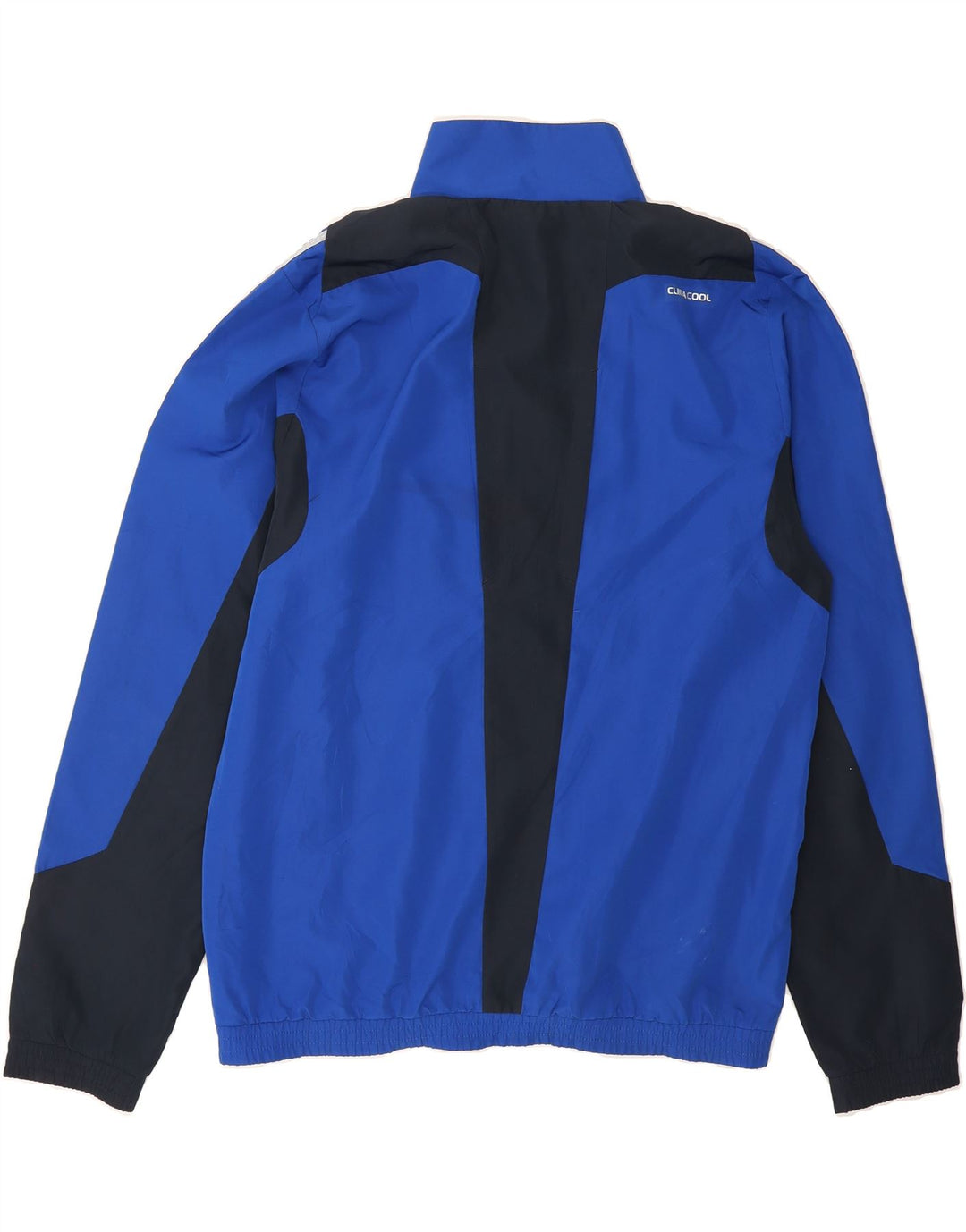 ADIDAS Mens Climacool Tracksuit Top Jacket Small Blue Colourblock Vintage Adidas and Second-Hand Adidas from Messina Hembry 