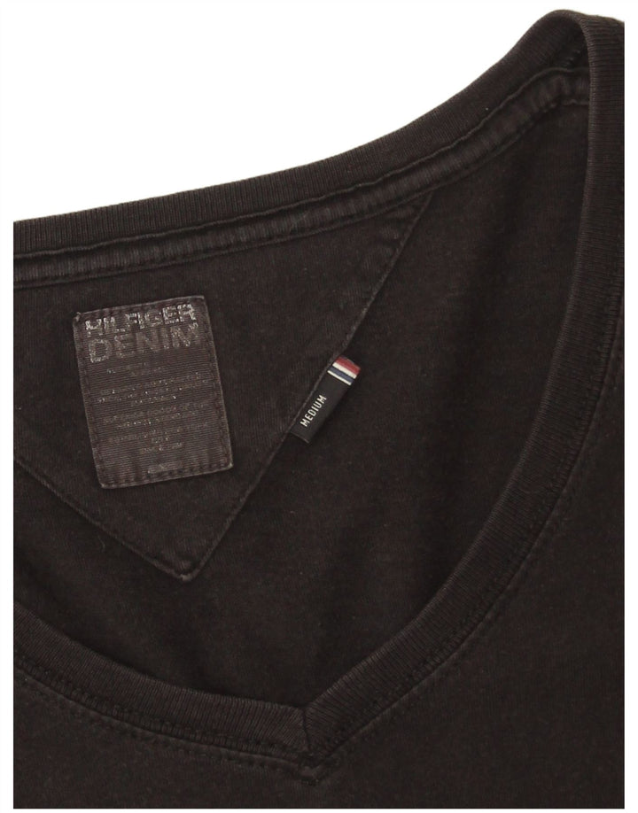 Tommy Hilfiger Camiseta para mujer Top UK 14 Medium Black