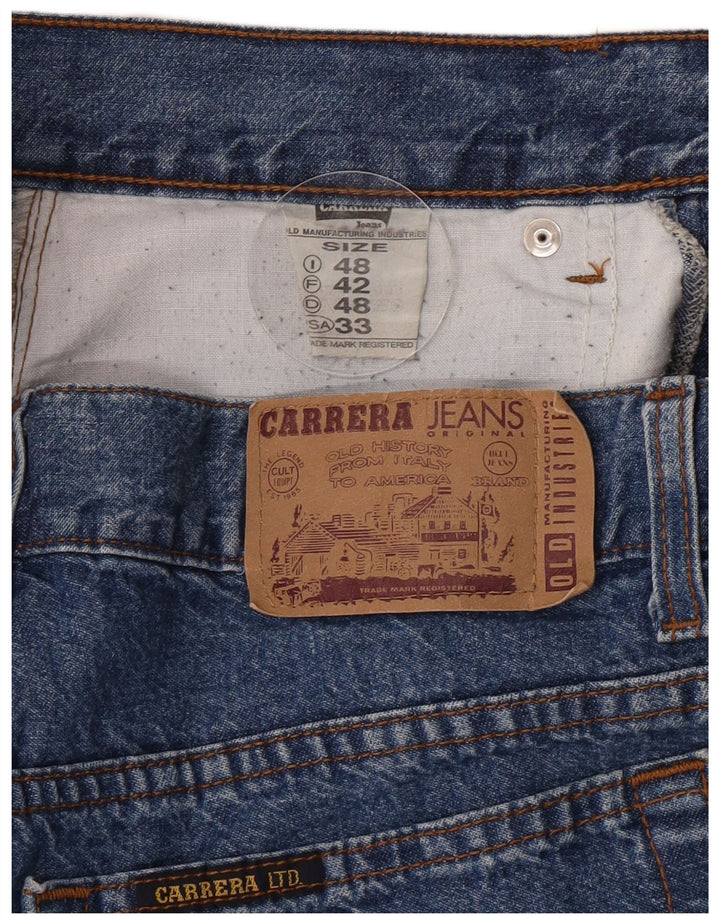 Pantalones cortos de mezclilla para hombre Carrera IT 48 Medium W33 Algodón azul