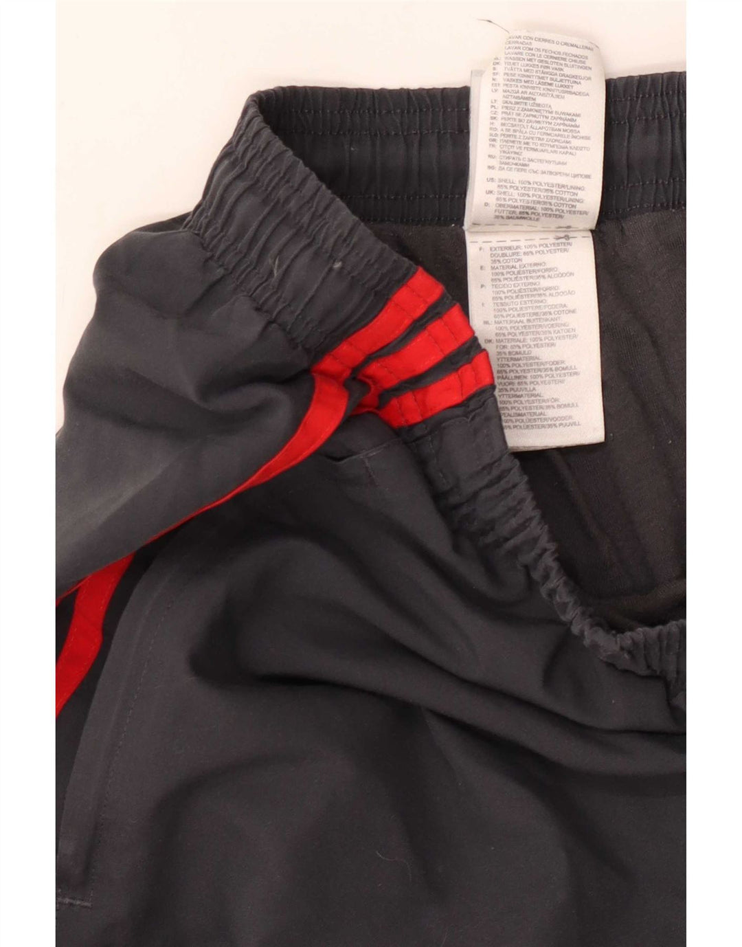 Adidas Hombre Pantalones De Chándal Joggers Gris Medio Poliéster