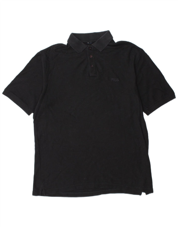 FILA Polo Hombre XL Algodón Negro
