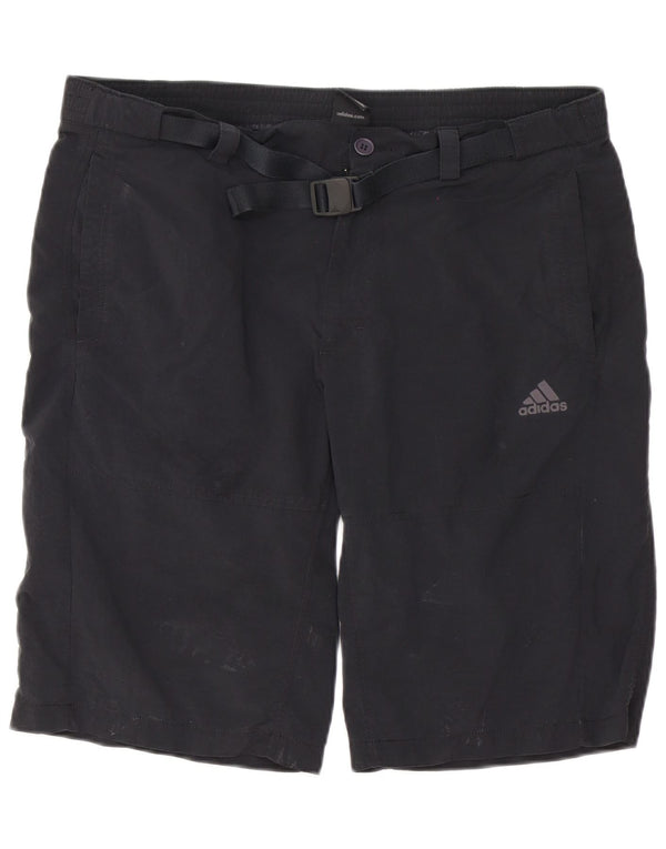 Adidas Mens Climalite Chino Shorts W38 XL Poliéster Negro