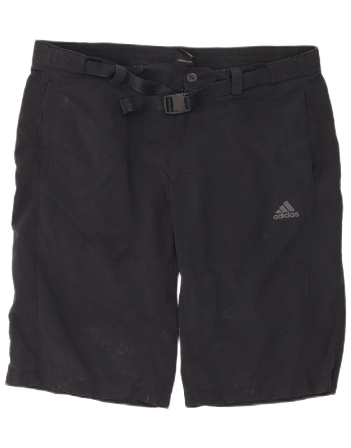 Adidas Mens Climalite Chino Shorts W38 XL Poliéster Negro
