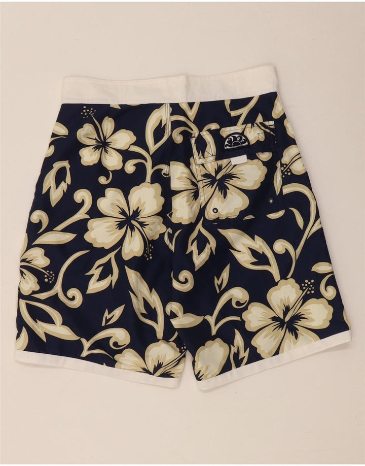 Sundek Bañador Hombre Pequeño Poliéster Floral Azul Marino