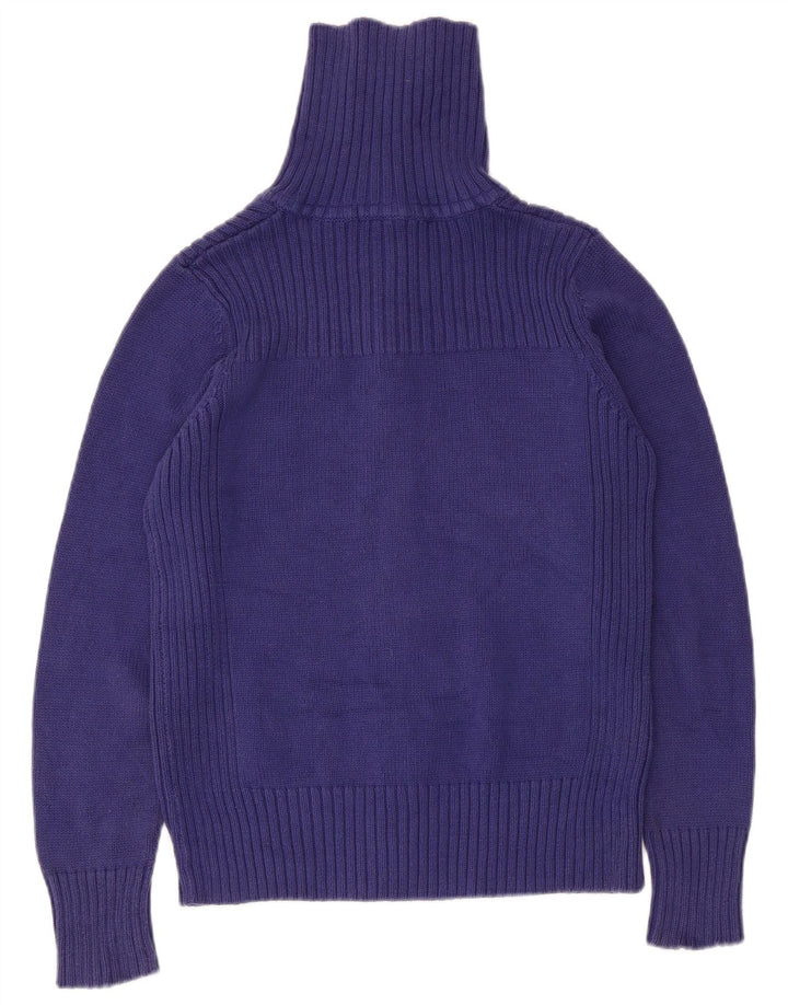 Marks & Spencer - Cárdigan para mujer, talla 40, algodón azul medio