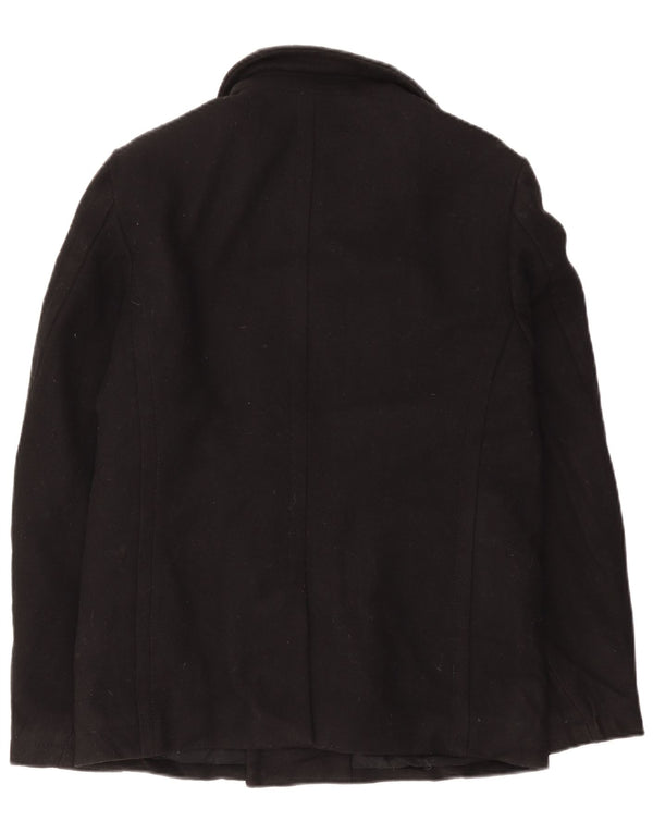 Superdry Chaquetón para hombre UK 40 Large Lana negra