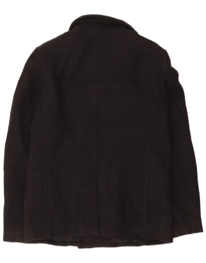 Superdry Chaquetón para hombre UK 40 Large Lana negra
