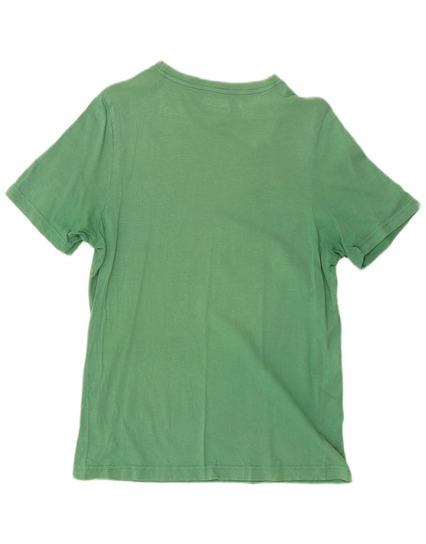 Kappa Camiseta gráfica para hombre Top Small Green Cotton