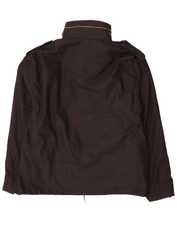 Brandit Chaqueta militar utilitaria para hombre UK 44 2XL Algodón negro