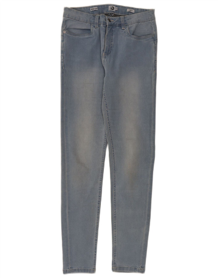 Dack's Jeans ajustados para mujer IT 42 Medium W28 L30 Blue Tencel