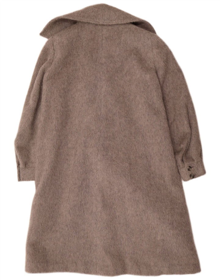 Vintage Womens Double Breasted Coat EU 44 XL Grey