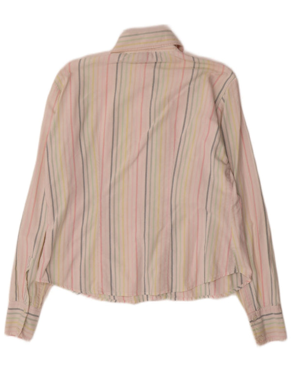 Gant Camisa extragrande para mujer UK 10 Small Algodón a rayas multicolor
