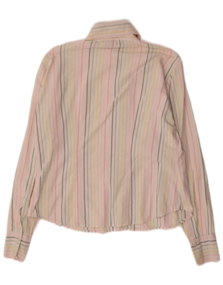 Gant Camisa extragrande para mujer UK 10 Small Algodón a rayas multicolor