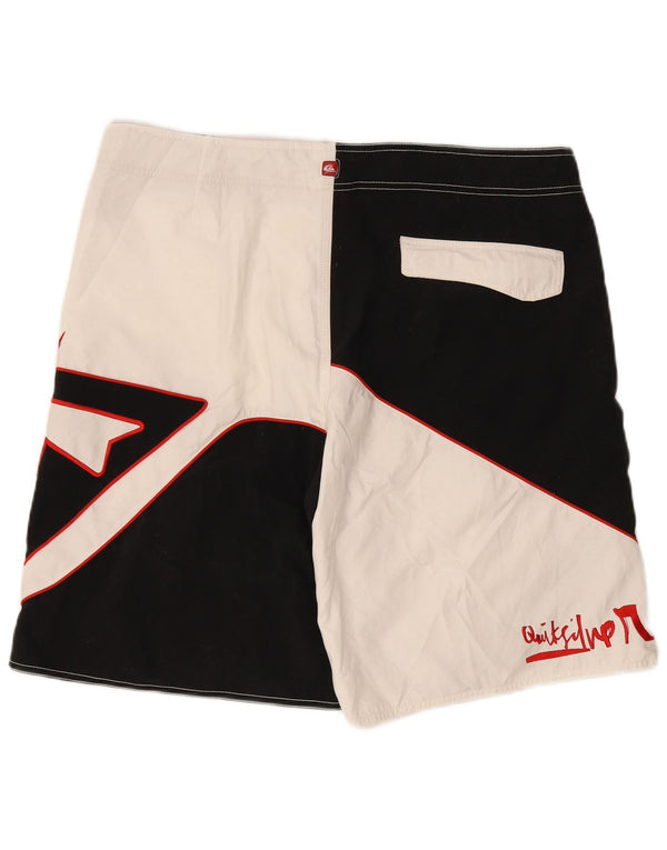 Quiksilver Hombre Bañador Gráfico XL Negro Colorblock Poliéster