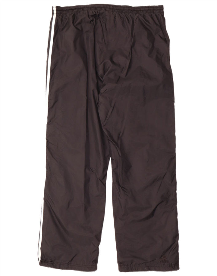 ADIDAS Hombre Cargo Chándal Pantalones Grande Negro Poliéster