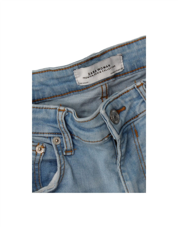 ZARA Womens Distressed Skinny Jeans EU 40 Medium W30 L26 Blue