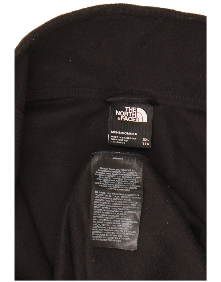 The North Face Jersey polar con cuello y cremallera para hombre 2XL Poliéster negro