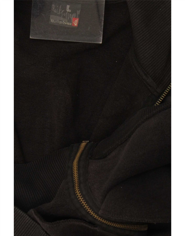 Quiksilver Mens Graphic Chándal Top Chaqueta Grande Negro