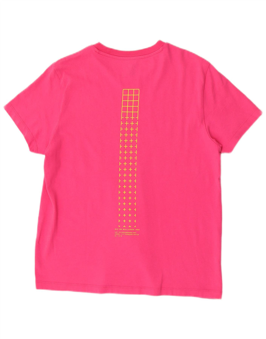 Vans Camiseta gráfica para mujer Top UK 44 Medium Pink