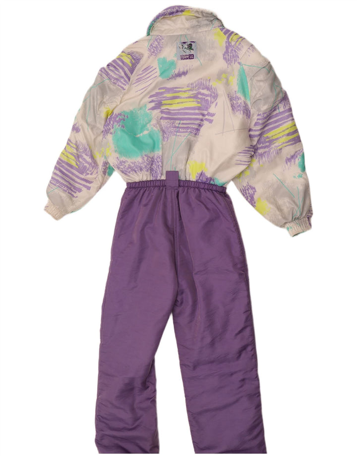 Mono de esquí para mujer Golden Team IT 44 Poliamida con bloques de color morado mediano