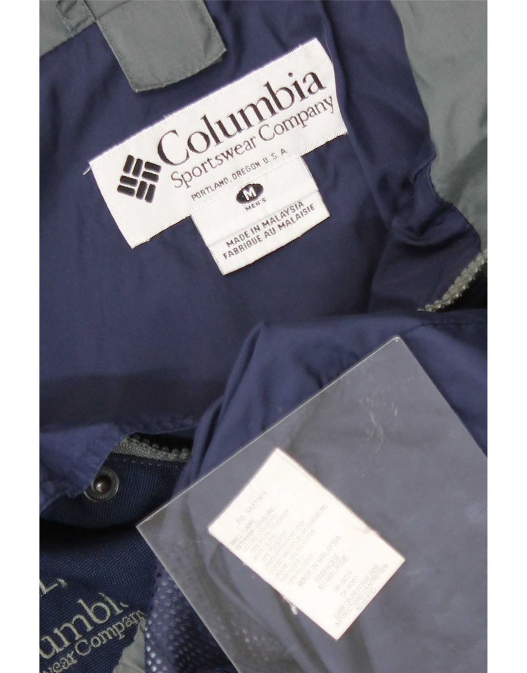 Columbia Bugaboo - Chubasquero holgado para hombre, talla 38, color gris medio