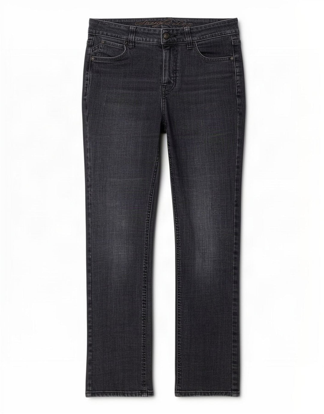 Marks & Spencer Vaqueros Bootcut para Mujer UK 10 Small W27 L29 Algodón Azul Marino