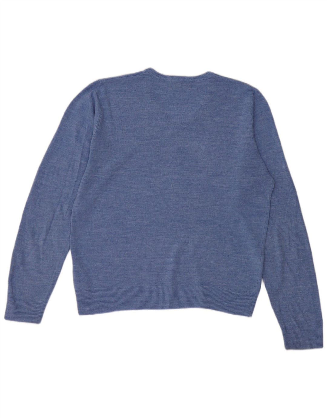 Marks & Spencer Jersey Regular Fit con Cuello en V para Hombre Acrílico Azul Medio