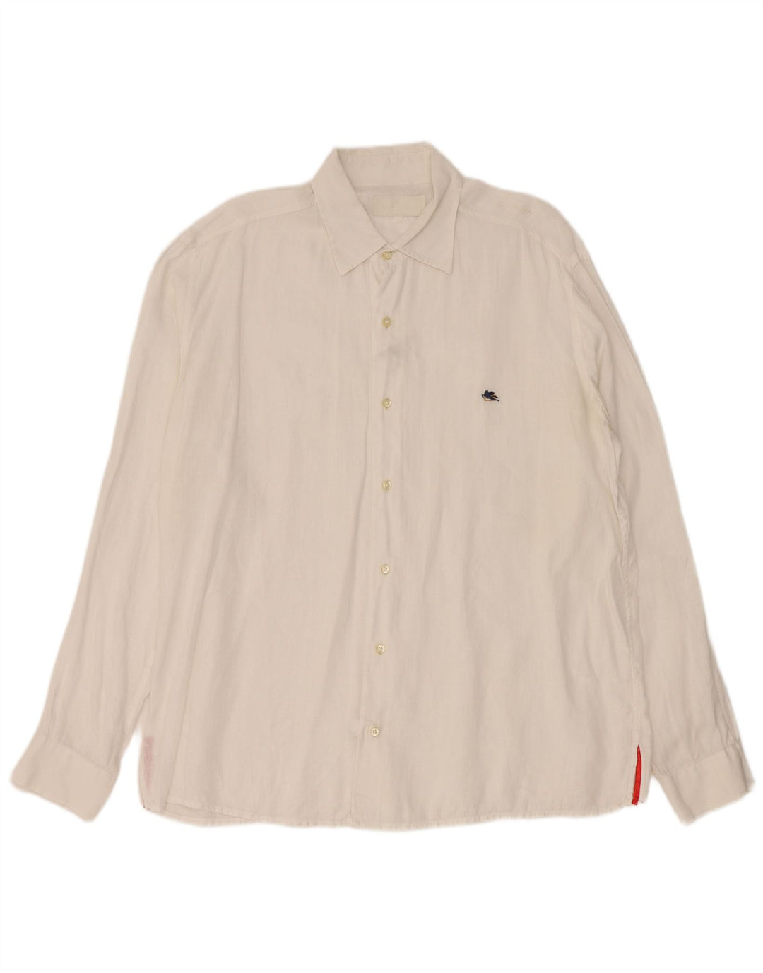 Camisa Etro Hombre 2XL Lino Blanco
