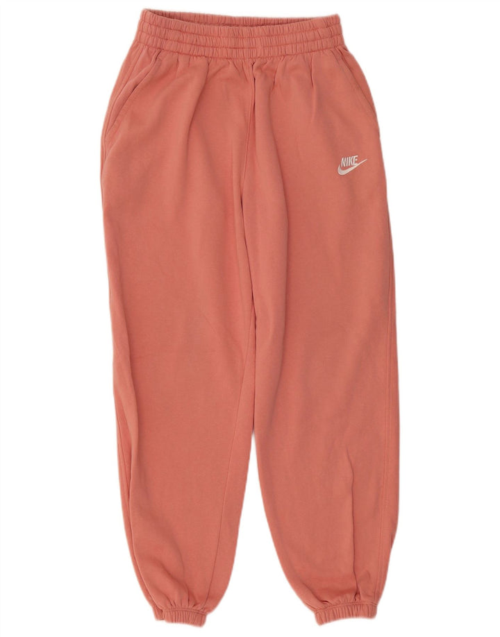 NIKE Pantalones de chándal para niña, Joggers, 12-13 años, Grande, Rosa, algodón