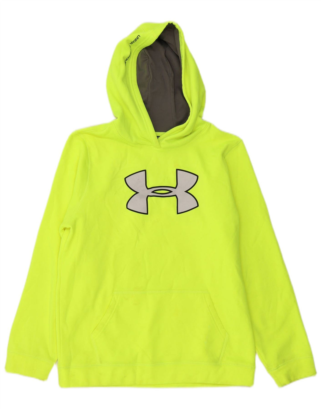 UNDER ARMOUR Sudadera con capucha gráfica para niños 13-14 años XL Verde
