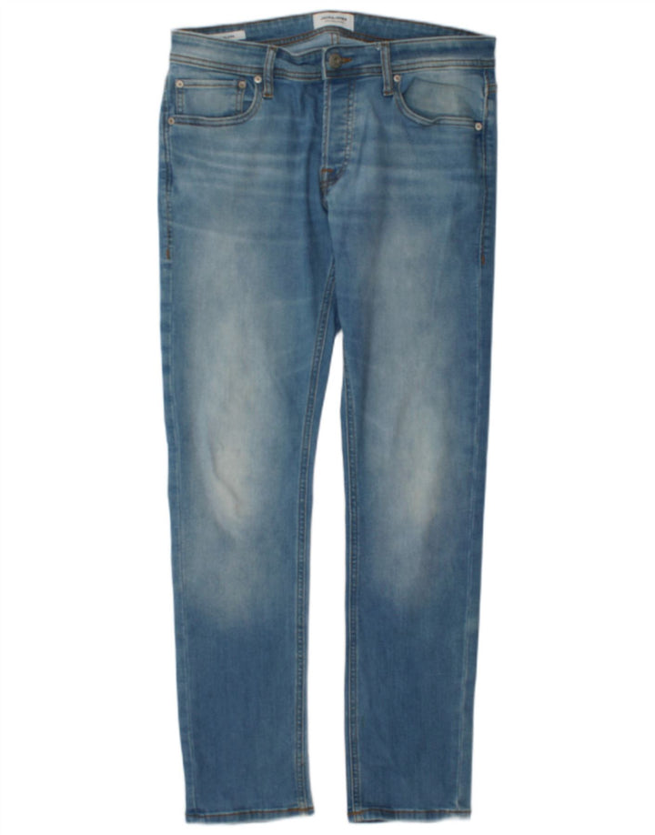 Jack & Jones Hombre Slim Jeans W32 L32 Algodón Azul