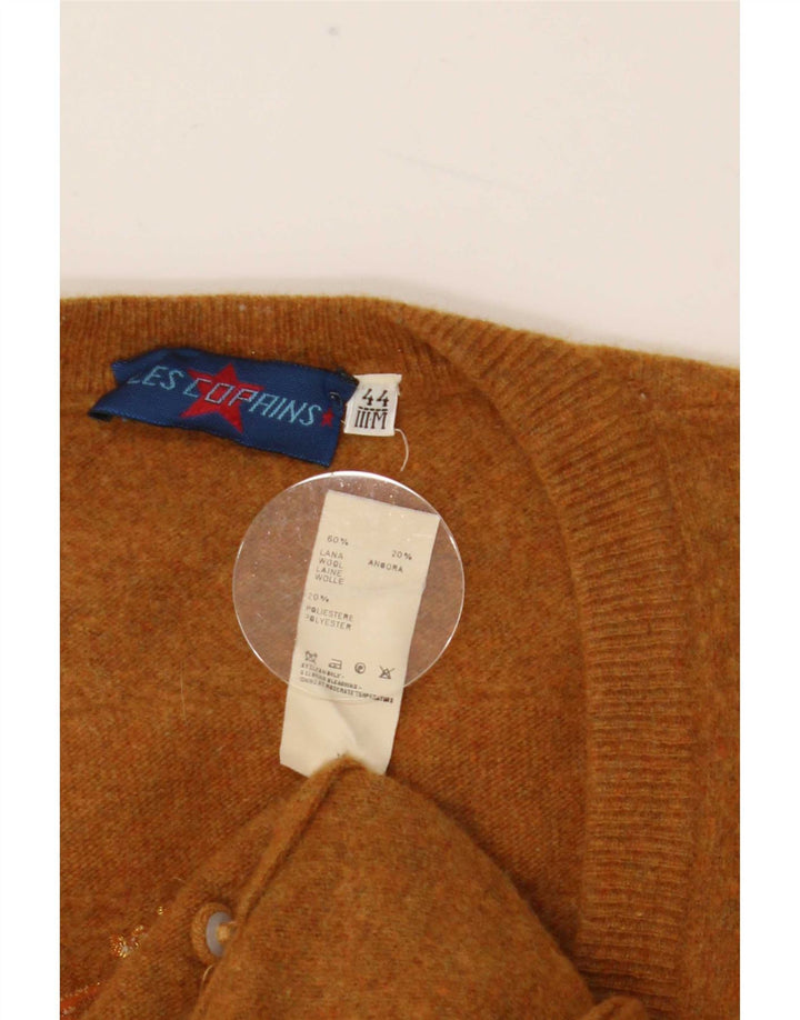 Les Copains Suéter Cárdigan Extragrande Gráfico Mujer IT 44 Medium Beige
