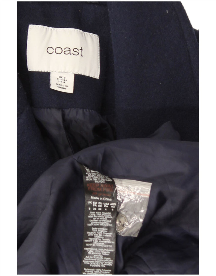 Abrigo Coast para mujer UK 8 Small Poliéster azul marino