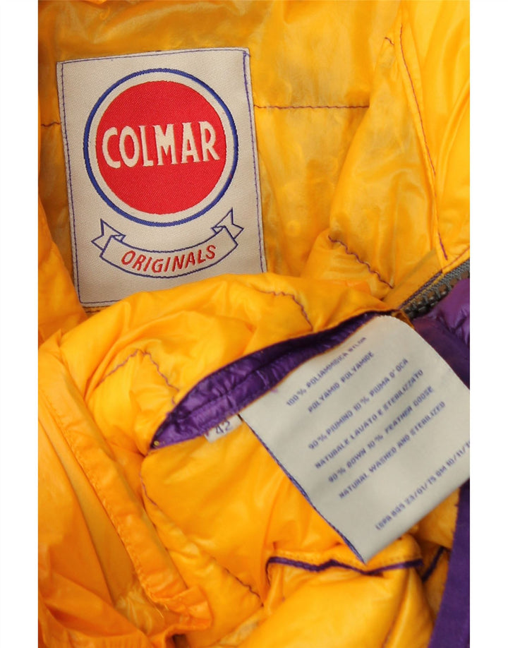 COLMAR Chaqueta acolchada con capucha para mujer IT 42 Small Poliamida violeta