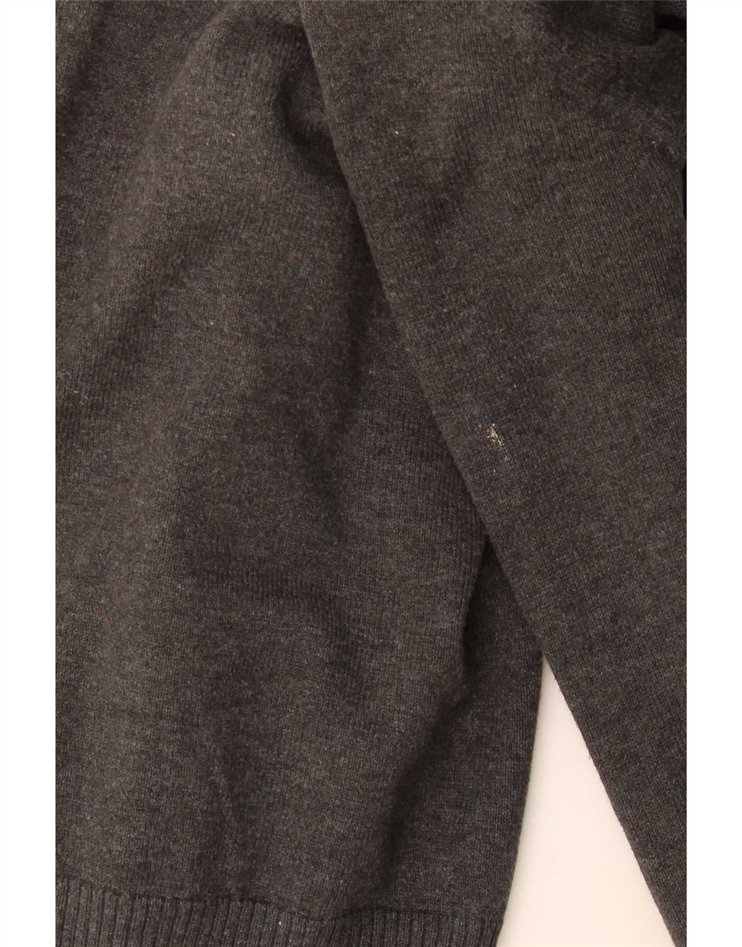 Zara Mujer Crop Cardigan Suéter UK 10 Small Gris