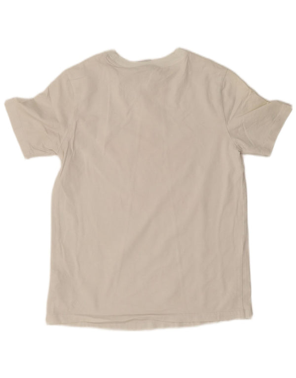 Adidas Camiseta gráfica para mujer Top UK 12 Medium White Cotton