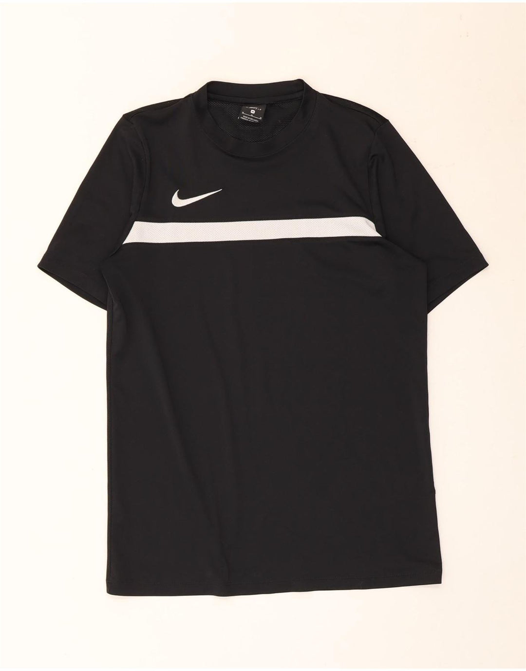 Camiseta Nike Dri Fit para hombre con bloques de color negro mediano